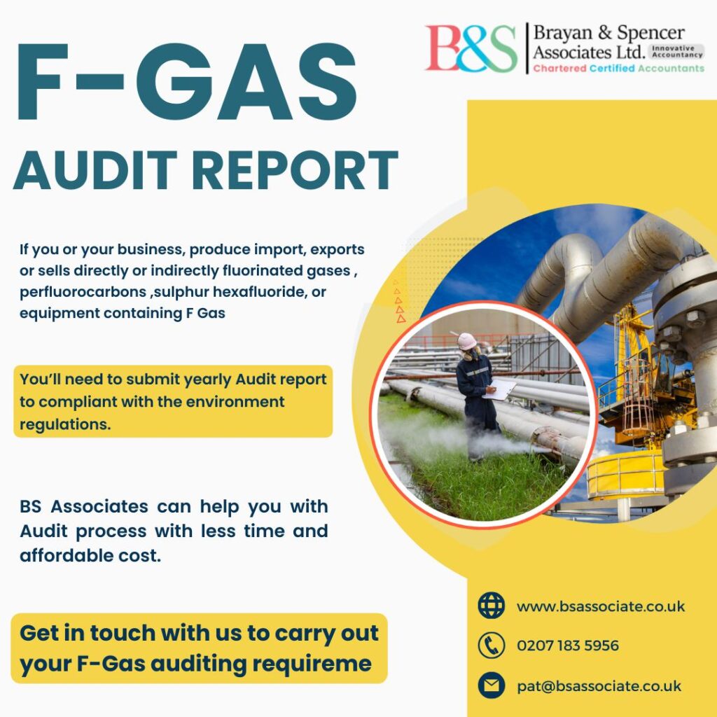  F Gas auditing