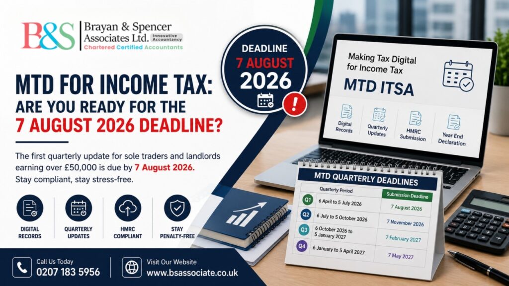 MTD for Income Tax: Are You Ready for the 7 August 2026 Deadline?