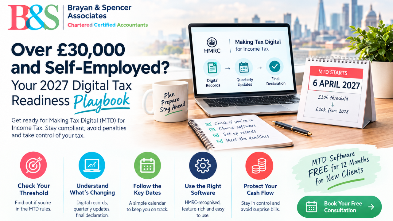 Over £30,000 and Self-Employed? Your 2027 Digital Tax Readiness Playbook