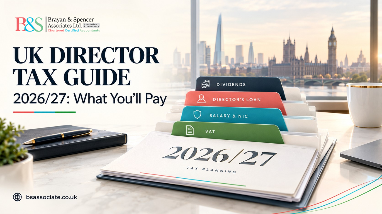 Accountancy Firm London guide to company director tax rates for 2026/27